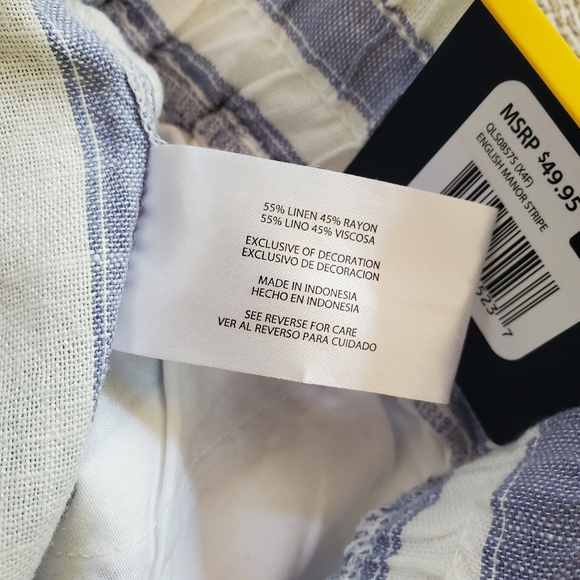 🆕️ Gap Linen Striped Shorts - Picture 8 of 8